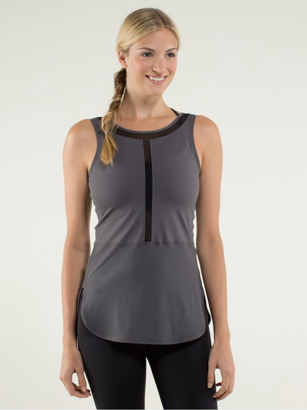 Lululemon Ride Inside Tank. Soot Light. Rare